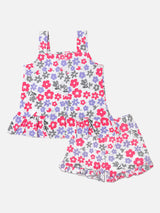 Girls 100% Cotton Top and Bottom Set for Everyday Outfit Comfort, Casual Wear and Easy Movement Essentials