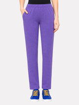 Women Cotton Track Pant with Side Pockets and Regular Fit Jogger Style for Active Casual Wear and Easy Movement