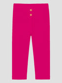 Baby Girls Cotton Blend Full Length Track Pant with Soft Stretchable Fabric and Elastic Waistband for Casual Bottom Wear
