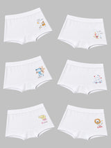 Baby Boys Single Jersey Trunk with Inner Elastic Waistband for Comfortable Innerwear Essentials - Pack of 6