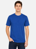 Men 100% Cotton Round Neck T-Shirt with Half Sleeves, Soft Regular Fit Comfort and Everyday Casual Wear