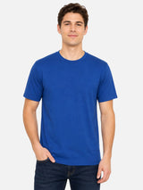 Men 100% Cotton Round Neck T-Shirt with Half Sleeves, Soft Regular Fit Comfort and Everyday Casual Wear