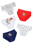 Boys Tom & Jerry Brief Inner Elastic Pack of 5 - Bodycare