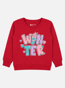 Baby Girls Round Neck Full Sleeve Sweatshirt for Easy Casual Styling, Regular Wear and Comfortable Movement