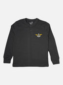Boys Cotton Solid T-Shirt with Round Neck Full Sleeves for Casual Wear, Layering and Regular Wardrobe Use