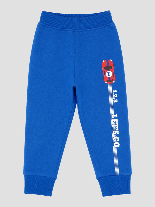 Baby Boys 3 Thread Fleece Track Pant with Regular Fit for Warm Casual Wear, Easy Movement and Comfort