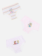 Girls Frozen 100% Cotton Panty Pack of 3 - Bodycare