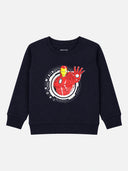Baby Boys Avengers Round Neck Full Sleeve Sweatshirt for Casual Winter Styling, Everyday Comfort and Easy Movement