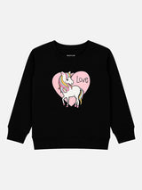 Baby Girls Round Neck Full Sleeve Sweatshirt for Regular Casual Wear, Easy Styling and Comfortable Movement