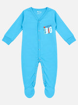 Unisex Baby Front Open Full Sleeve Romper in 100% Cotton for Sleepsuit Comfort and Easy Everyday Dressing