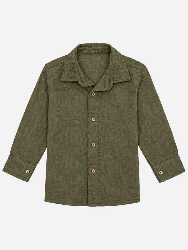 Baby Boys Cotton Full Sleeves Shirt with Regular Fit for Casual Wear, Easy Dressing and Everyday Styling