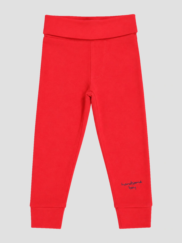 Baby Boys Cotton Track Pant for Everyday Comfort, Lounge Wear, Easy Movement and Casual Wardrobe Essentials - Pack of 1