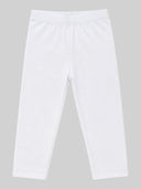 Girls Cotton Spandex Capri Slim Fit for Everyday Comfort, Flexible Movement, Casual Wear and Easy Layering - Pack of 1