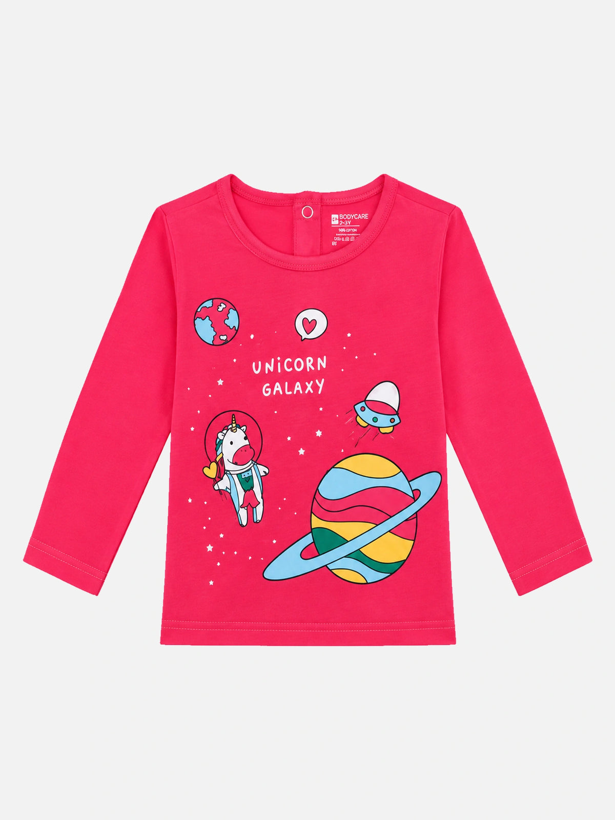Girls Cotton T-Shirt with Regular Fit and Soft Breathable Fabric for Casual Wear and Everyday Comfort