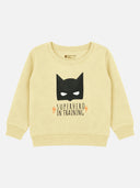 Baby Boys Printed Round Neck Full Sleeve Sweatshirt for Casual Comfort, Everyday Styling and Easy Playtime Movement