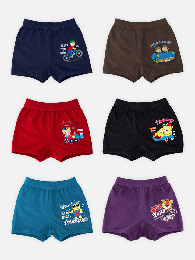 Unisex Cotton Bloomer with Lycra Band for Everyday Innerwear Comfort, Secure Fit and Regular Use - Pack of 3