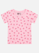 Baby Girls Antiviral 100% Cotton T-Shirt for Comfortable Regular Use and Everyday Casual Wear Essentials