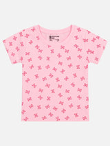 Baby Girls Antiviral 100% Cotton T-Shirt for Comfortable Regular Use and Everyday Casual Wear Essentials