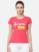 Women Solid T-Shirt Round Neck Half Sleeves with Everyday Casual Styling for Comfort and Wardrobe Essentials