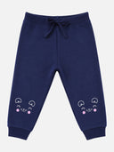 Baby Girls Cotton Track Pant for Everyday Comfort, Lounge Wear, Easy Movement and Casual Wardrobe Essentials - Pack of 1