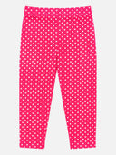 Girls 100% Cotton Printed Capri Bottom Wear for Easy Movement, Everyday Comfort and Regular Casual Outfits