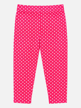 Girls 100% Cotton Printed Capri Bottom Wear for Easy Movement, Everyday Comfort and Regular Casual Outfits