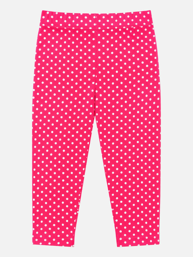 Girls 100% Cotton Printed Capri Bottom Wear for Easy Movement, Everyday Comfort and Regular Casual Outfits