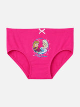 Girls Frozen Printed Innerwear Panty 100% Cotton Soft Skin Friendly for Everyday Comfort and Kids Essentials - Pack of 5