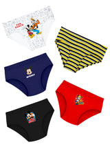 Boys Mickey & Friends Brief Inner Elastic Pack of 5 - Bodycare