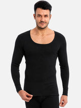Men Round Neck Full Sleeves Thermal Top for Winter Base Layering, Cold-Weather Comfort and Everyday Innerwear - Pack of 1