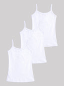 Girls Camisole Sleeveless Innerwear Vest for Smooth Layering, Everyday Comfort and Wardrobe Essentials - Pack of 3