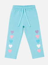 Baby Girls Super Combed Cotton Blend Track Pant with Regular Fit for Casual Wear and Easy Movement - Pack of 1
