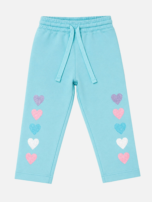 Baby Girls Super Combed Cotton Blend Track Pant with Regular Fit for Casual Wear and Easy Movement - Pack of 1