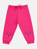 Baby Girls Cotton Track Pant for Everyday Comfort, Lounge Wear, Easy Movement and Casual Wardrobe Essentials - Pack of 1