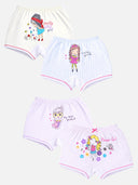 Girls Boyshorts Inner Elastic Pack of 4 - Bodycare