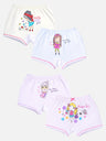 Girls Boyshorts Inner Elastic Pack of 4 - Bodycare