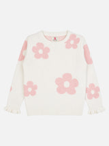 Girls Round Neck Full Sleeves Sweater with Comfortable Winter Wear Styling, Regular Wardrobe Use and Easy Comfort