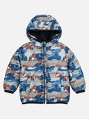 Baby Boys Polyester Quilted Hooded Winter Jacket with Full Sleeves and Comfortable Outerwear Styling