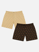 Boys Shorts for Everyday Comfort, Casual Wear, Easy Movement and Kids Wardrobe Essentials - Pack of 2