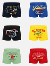 Boys 100% Cotton Trunk Inner Elastic Pack of 6