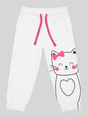Girls Lightweight Stretchable Track Pant for Casual Wear, Outdoor Play, Easy Movement and Everyday Comfort