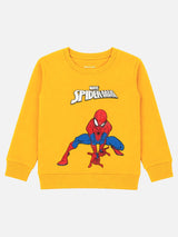 Baby Boys Avengers Round Neck Full Sleeve Sweatshirt for Casual Winter Styling, Everyday Comfort and Easy Movement