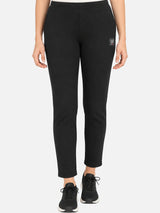 Women Fleece Track Pant with Solid Sports Jogger Styling for Workout, Gym, Active Wear and Lounge Comfort