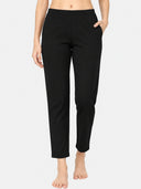 Women 100% Cotton Track Pant with Side Pockets and Solid Sports Jogger Styling for Workout, Gym and Active Wear