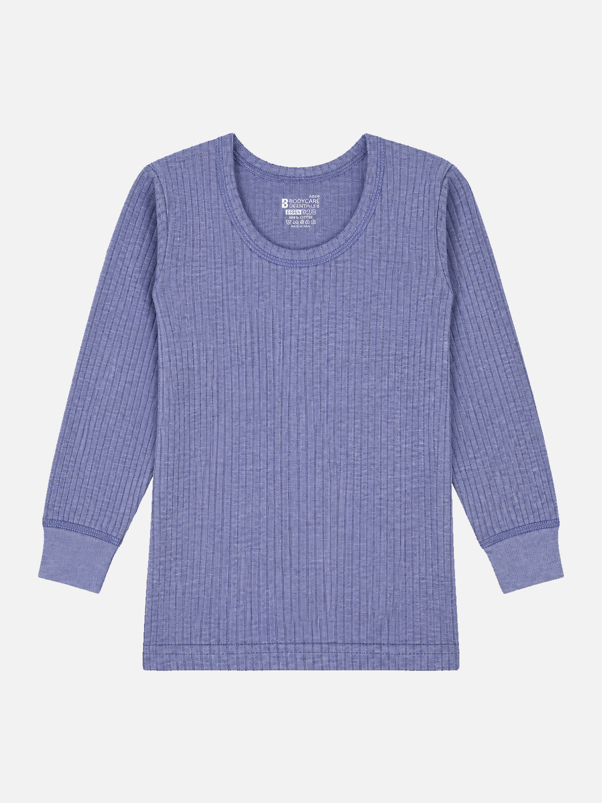Unisex Antibacterial Thermal Top with Round Neck and Full Sleeves for Winter Base Layering and Cold-Weather Comfort