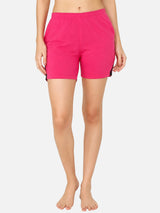 Women 100% Cotton Shorts with Side Pockets, Casual Regular Fit and Comfortable Everyday Styling Essentials