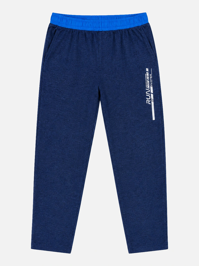 Men Polycotton Rich Track Pant with Side Pockets, Stretch Fabric and Slim Fit for Gym, Lounge and Casual Wear