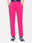 Women Cotton Track Pant with Side Pockets and Regular Fit Jogger Style for Active Casual Wear and Easy Movement