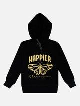 Girls Hooded Full Sleeve Sweatshirt with Round Neck Styling for Casual Wear and Comfortable Winter Use - Pack of 1