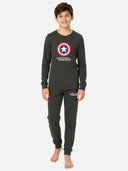 Boys Round Neck Full Sleeves Thermal Set for Winter Layering, Cold-Weather Comfort and Everyday Warm Innerwear - Pack of 1